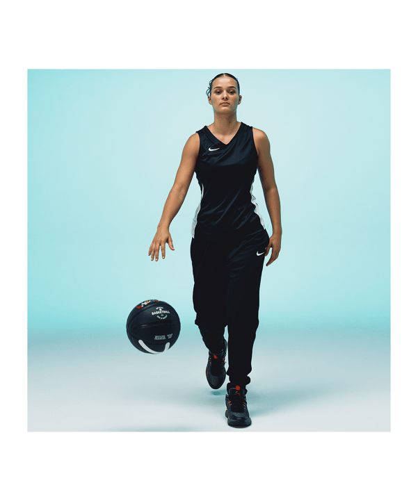 Nike Team Basketball Hose Damen Schwarz F010 - schwarz