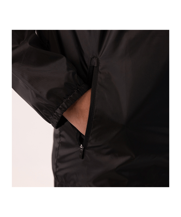 JAKO Team 2.0 Allwetterjacke Schwarz F800 - rot