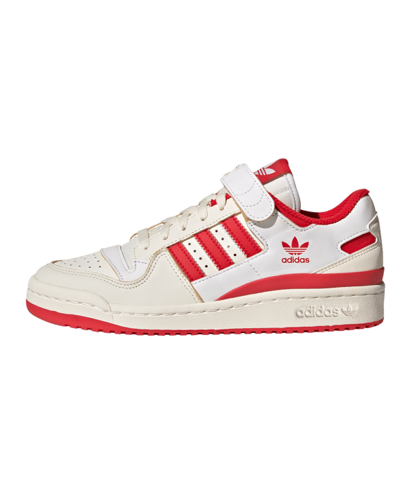 adidas Originals Forum 84 Low Damen Weiss Rot - weiss