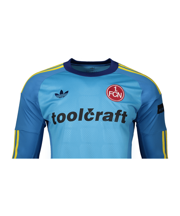 adidas Originals 1. FC Nürnberg Maglia da portiere 2026/2027 Blu - blu