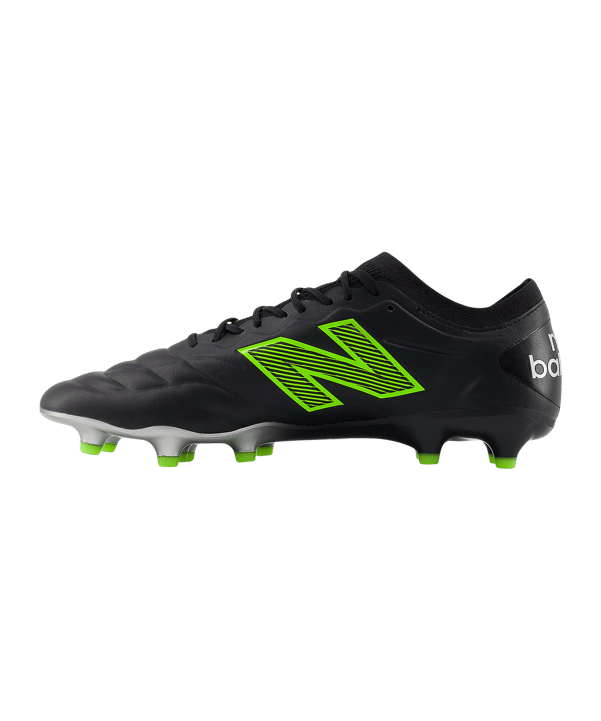 New Balance 442 Elite v2 FG Lime Light Schwarz - schwarz