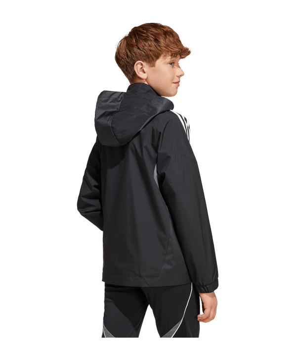 adidas Tiro 25 Competition Regenjacke Kids Schwarz - schwarz