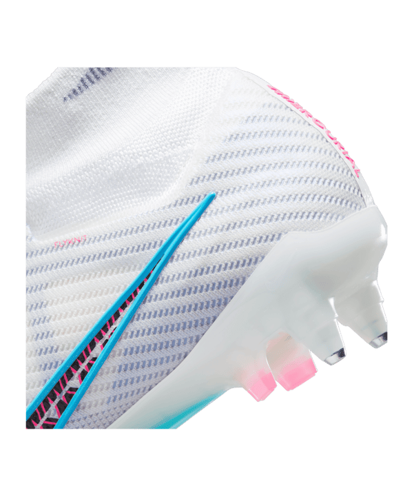 Nike Air Zoom Mercurial Superfly IX Elite SG-Pro AC Blast Weiss Blau Pink F146 - weiss