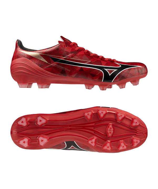Mizuno Alpha II Pro FG Ruby Red 40th Anniversary Rot F60 - rot