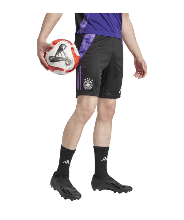 adidas DFB Deutschland Trainingsshort EM 2024 Schwarz - schwarz