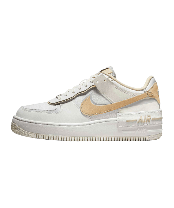 Nike Air Force 1 Shadow Damen Weiss Grau F100 - weiss