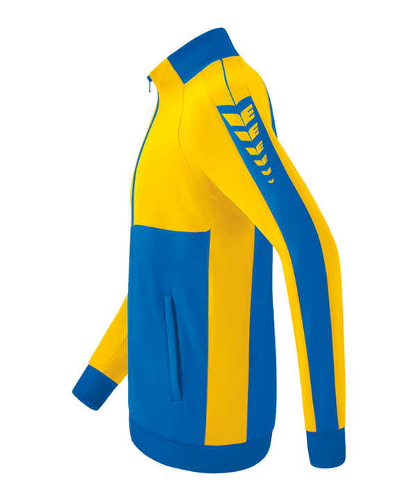 Erima SIX WINGS Trainingsjacke Blau Gelb - blau