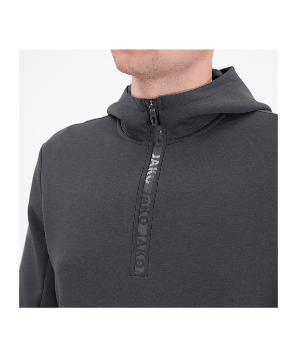 JAKO Pro Casual Hoody Grau F855 - grau
