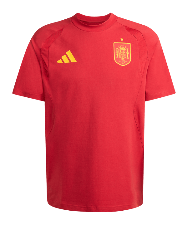 adidas Spanien Tiro Travel T-Shirt Rot - rot