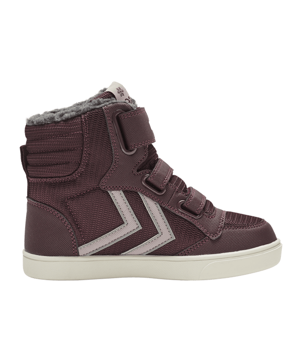 Hummel Stadil Super Poly Mid Recycle Sneaker  enfants brun F8016 - brun