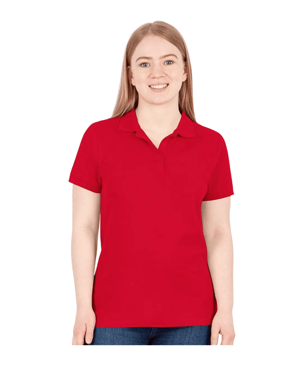 JAKO Organic Poloshirt Damen Rot F100 - rot