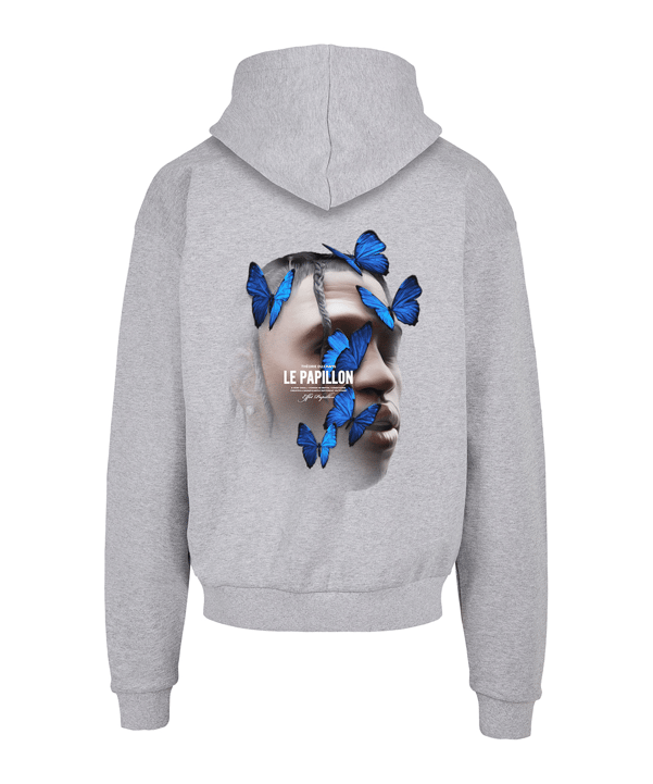 Mister Tee Le Papilloversized Hoody Grau - grau