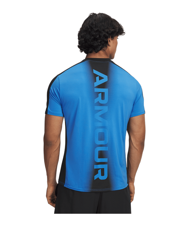 Under Armour HG Wordmark T-Shirt Blau F402 - blau