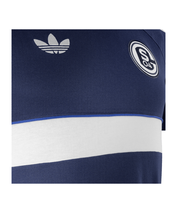 adidas Originals FC Schalke 04 T-Shirt Bleu - bleu