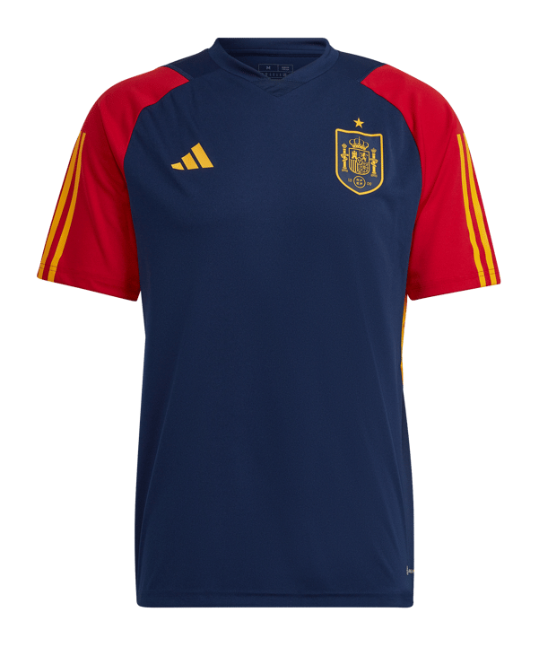adidas Spanien Trainingsshirt Dunkelblau - blau