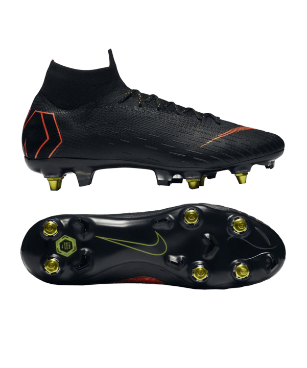 Nike Mercurial Superfly VI Elite SG-Pro AC F081 - schwarz
