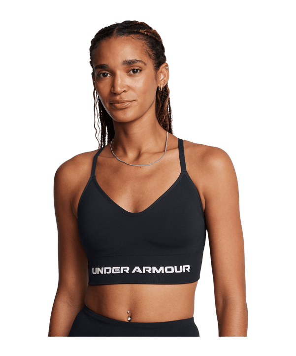 Under Armour Vanish Seamless Loose Longsleeve Brassière de sport Femmes Noir C001 - noir