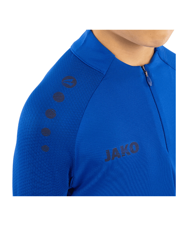 JAKO ZipTop Light Flow Sweatshirt Kids Blau F400 - blau