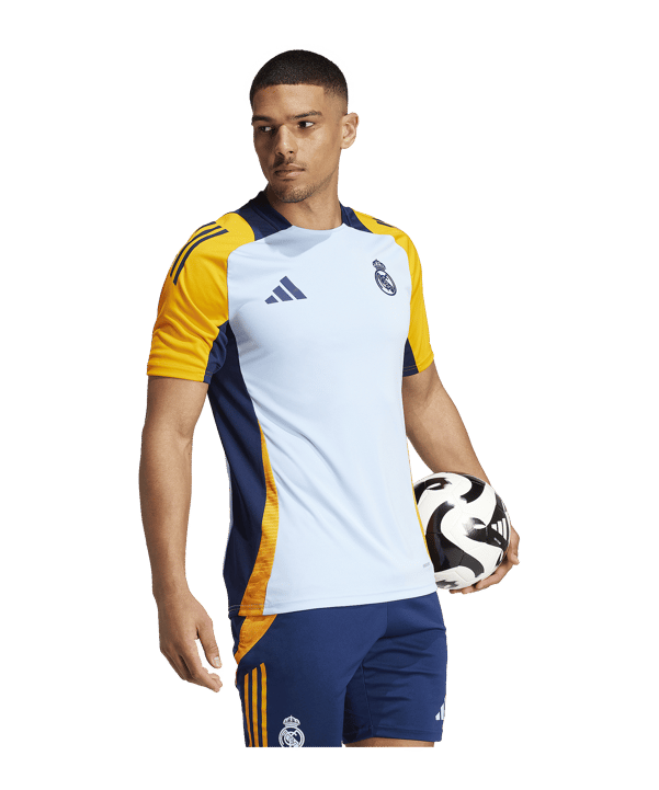 adidas Real Madrid Trainingsshirt Blau - blau