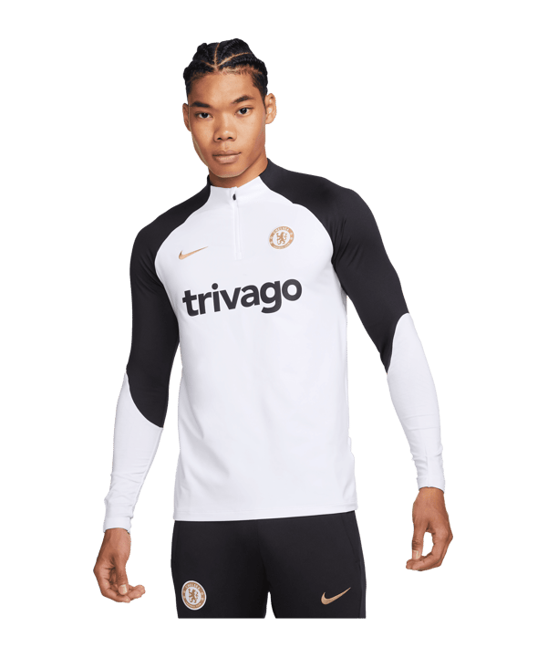 Nike FC Chelsea London Strike Drill Top Weiss F101 - weiss
