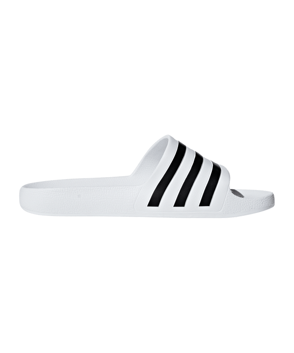 adidas Adilette Aqua Badelatsche Weiss - weiss