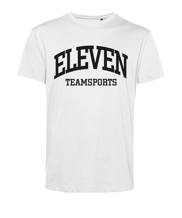11teamsports ELEVEN T-Shirt Weiss Schwarz - weiss