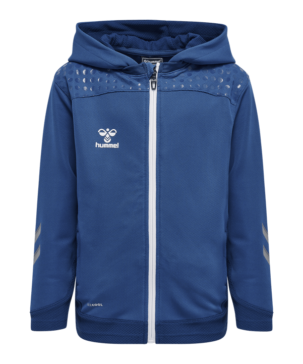 Hummel hmlLEAD Trainingsjacke Kids Blau F7045 - blau