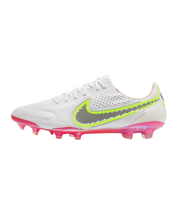 Nike Tiempo Legend IX Rawdacious Elite FG Weiss Schwarz F121 - weiss