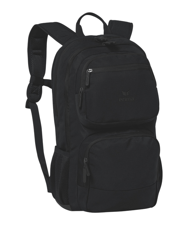 Erima TRAVEL LINE Laptop Rucksack Schwarz Fschwarz - schwarz