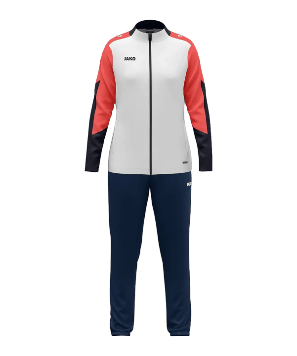 JAKO Dynamic Trainingsanzug Damen Weiß F026 - weiss