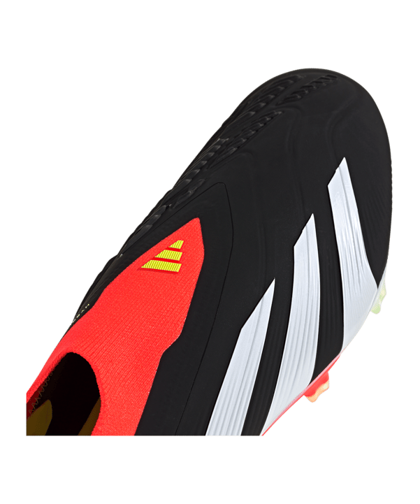 adidas Predator Elite LL FG Solar Energy Schwarz Weiss Rot - schwarz