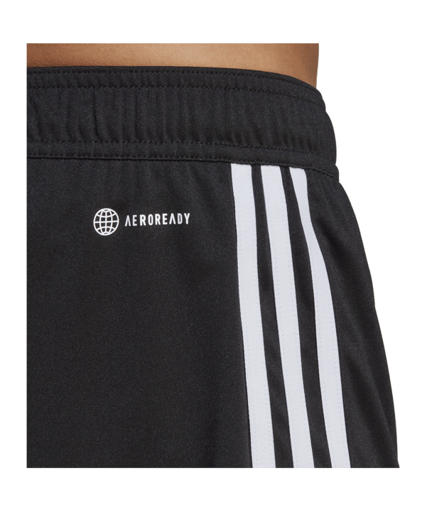 adidas Tiro 23 Short Schwarz Weiss - schwarz