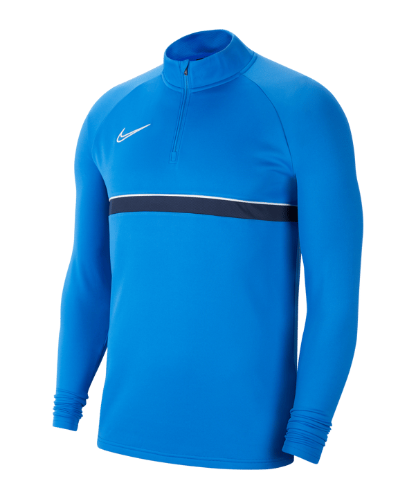 Nike Academy 21 Drill Top Blau Weiss F463 - blau