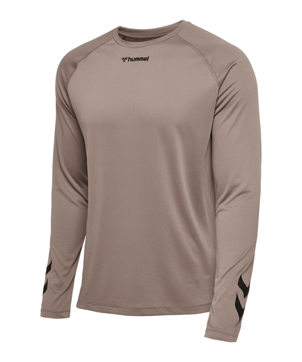 Hummel Mt Bow L/S T-Shirt Braun F1452 - braun
