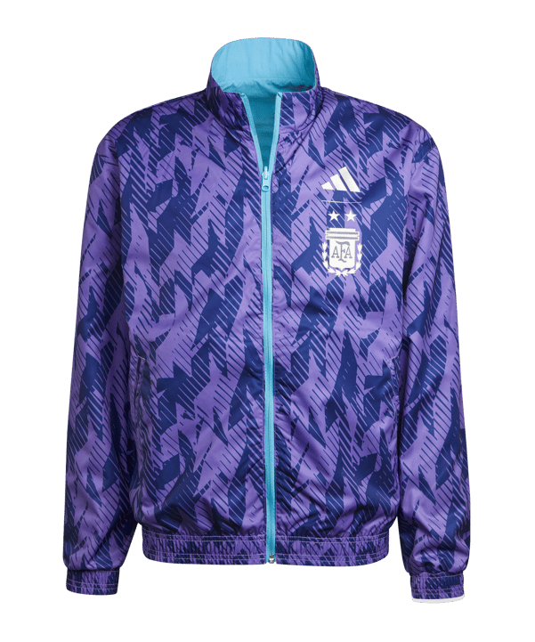 adidas Argentinien Anthem Jacke Blau - blau