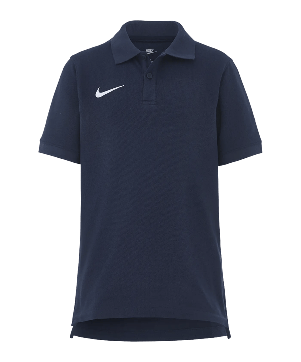Nike Team Cotton Poloshirt Kids Blau F451 - blau