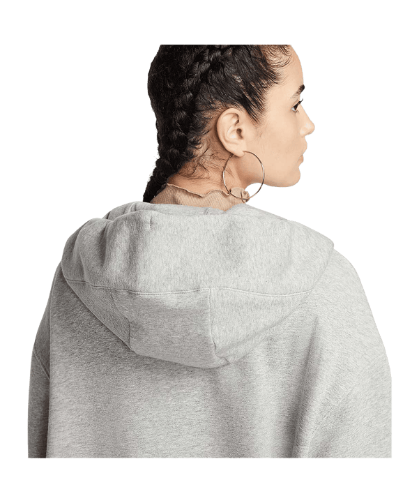 Nike Phoenix Fleece Oversized Jacke Damen Grau F063 - grau