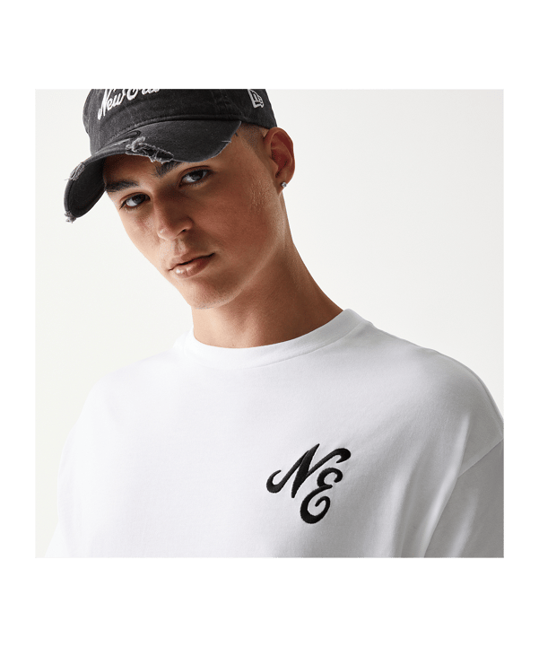 New Era Floral Grphc Os T-Shirt Weiß - weiss