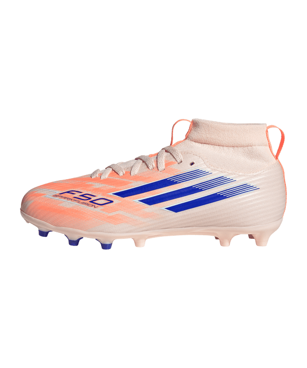 adidas F50 Sparkfusion League Mid FG/AG Coral Blaze Kids Orange - orange