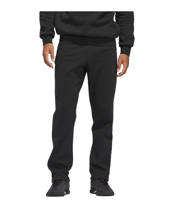 adidas Basketball Space Trainingshose Schwarz - schwarz