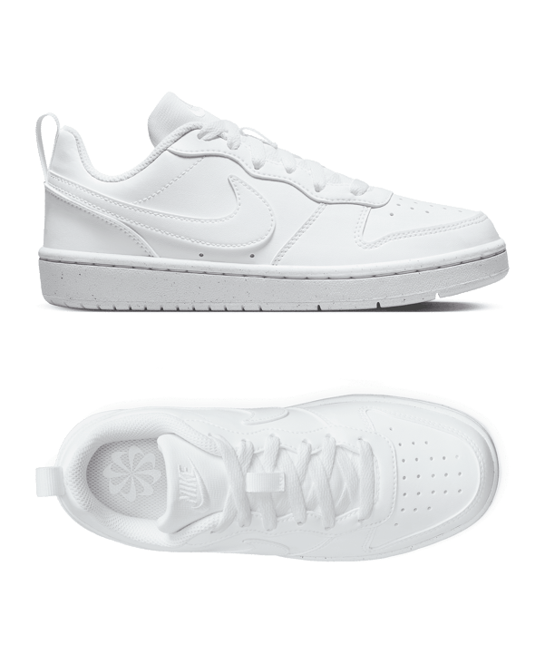 Nike Court Borough Low Recraft (GS) Sneaker Kids Weiss F106 - weiss