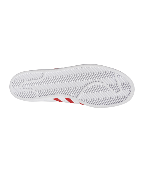 adidas Originals Superstar Weiss Rot - weiss