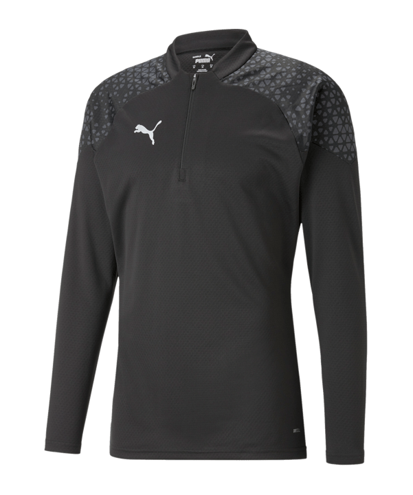 PUMA teamCUP HalfZip Sweatshirt Schwarz F03 - schwarz