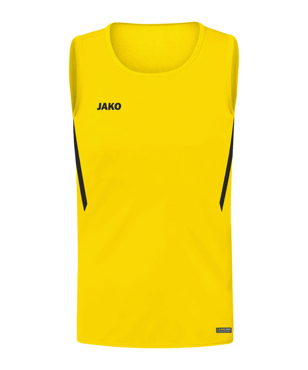 JAKO Challenge Tanktop Kids Gelb Schwarz F301 - gelb
