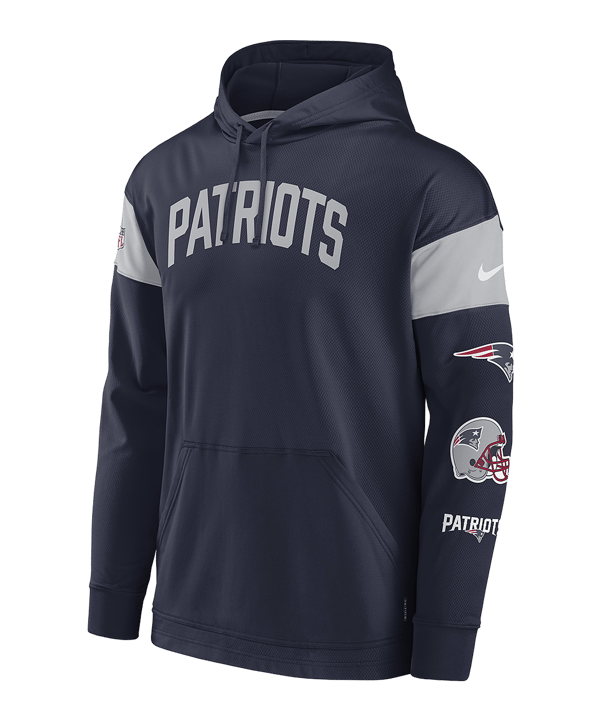 Nike Nfl New England Patriots Hoody Blau Fns53447m8k5uc - blau