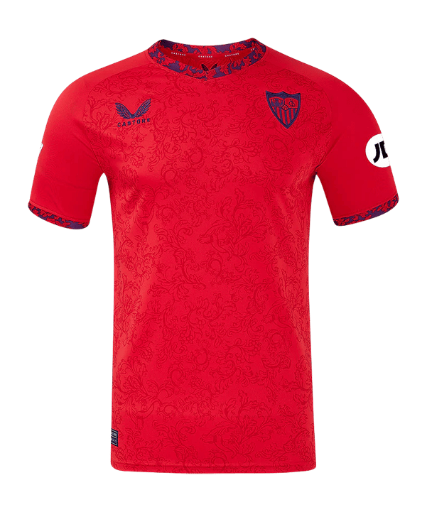 Castore FC Sevilla Trikot Away 2024/2025 Kids Rot F070 - rot