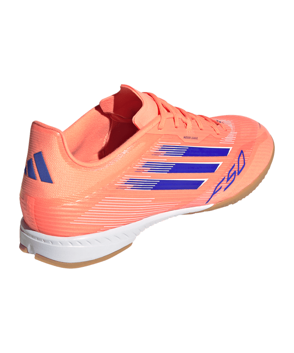 adidas F50 League IN Coral Blaze Orange - orange