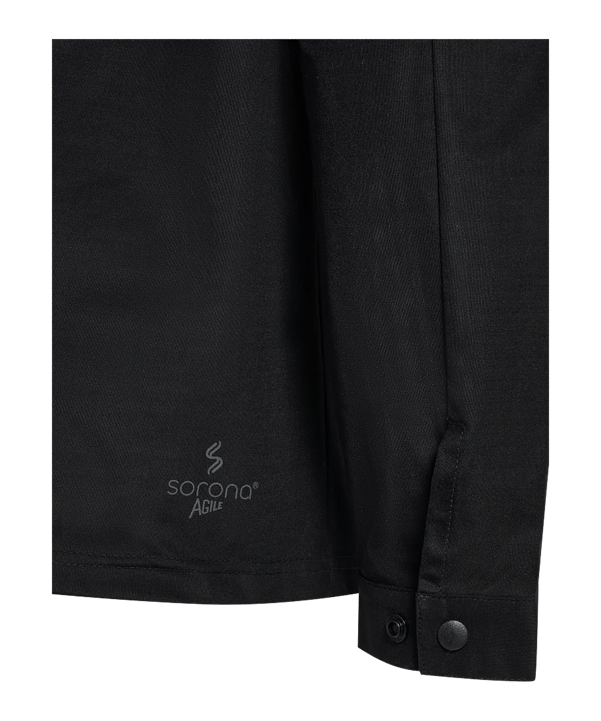 Hummel Sorona Loose Overshirt Sweatshirt Schwarz F2001 - schwarz
