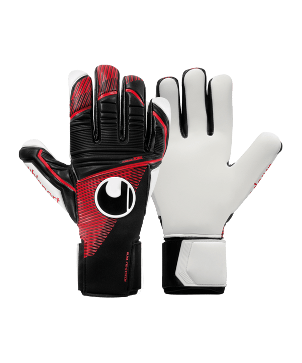 uhlsport Powerline Absolutgrip HN TW-Handschuhe Schwarz Rot F01 - schwarz