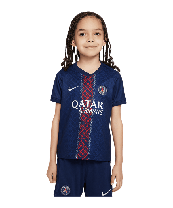 Nike Paris Saint-Germain Trikot Set Home 2025/2026 Kids Blau F411 - blau